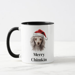 Mug Chien de Chien de Crête de Noël Noël
