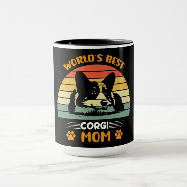 Mug Chien de Corgi drôle (Centre)