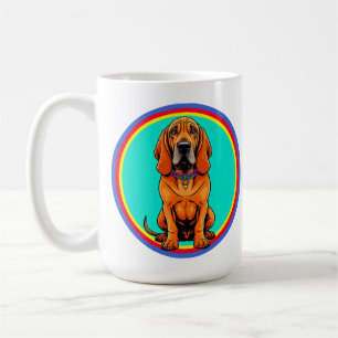 Mug Chien de dessin animé mignon avec collier