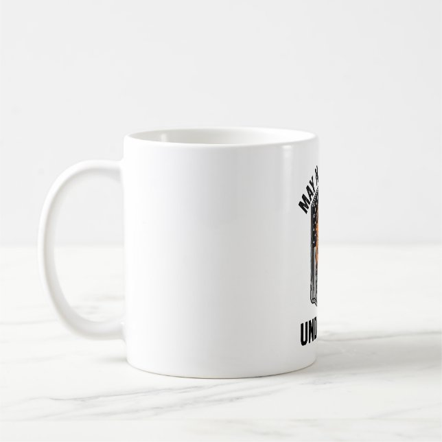 Mug Chien de Garde Puisse Aucun Mal Passer Design Vect (Gauche)