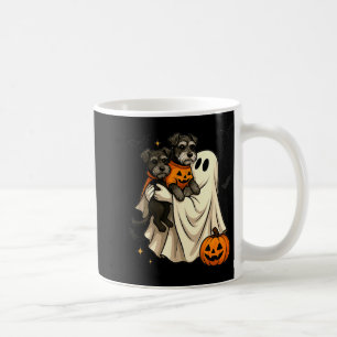 Mug Chien de Halloween miniature schnauzer fantôme