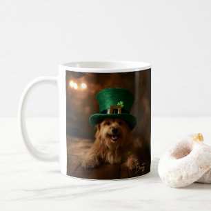 Mug Chien de la Saint Patrick à Leprechaun Casquette