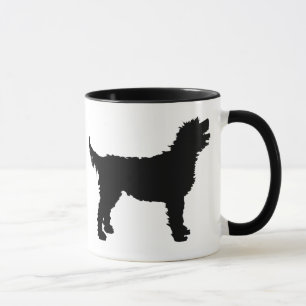 Mug Chien de Labradoodle (dans le noir)