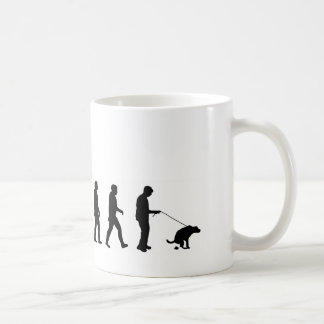 Mug Chien de l'évolution VMO08 marchant le chien
