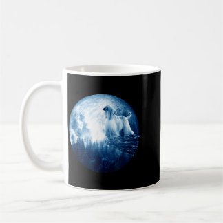 Mug Chien de lune de race Afghan Hound Maman Papa Femm