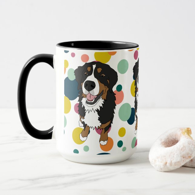 Mug Chien de montagne bernois (Avec donut)