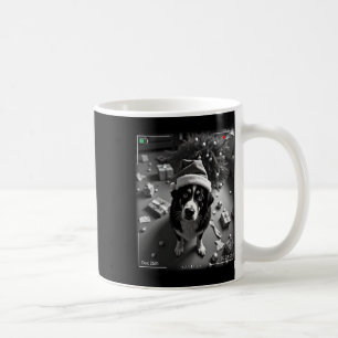 Mug Chien de montagne bernois de Noël pris en caméra