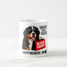 Chien de montagne bernois drôle shopping Black Fri