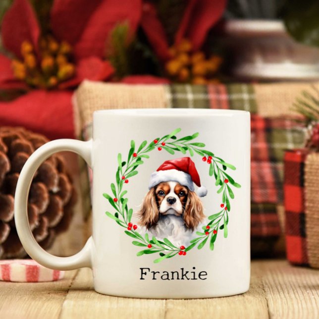 Mug Chien de Noël Cavalier King Charles Spaniel Animal (Créateur téléchargé)