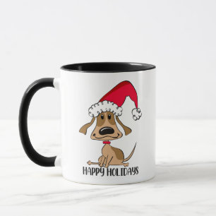 Mug Chien de Noël festif