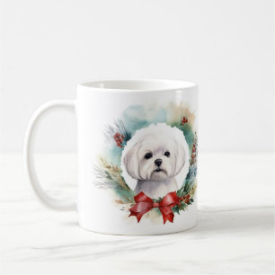Mug Chien de Noël festif de Malte