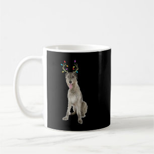 Mug Chien de Noël irlandais Wolfhound Reindeer