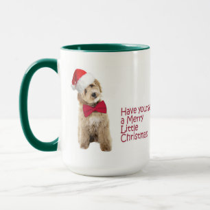 Mug Chien de Noël Santa Doodle