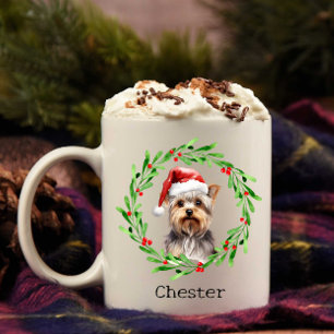 Mug Chien de Noël Yorkie Yorkshire Terrier Fêtes