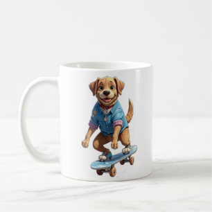 Mug Chien de patinage
