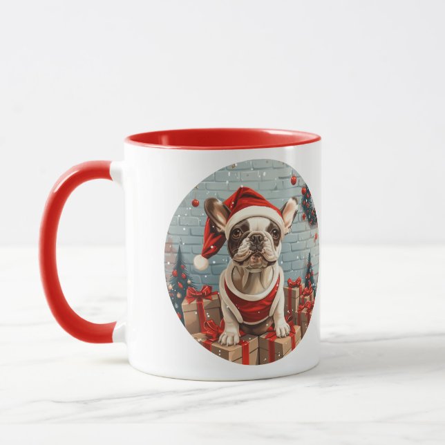 Mug Chien de Père Noël (Gauche)