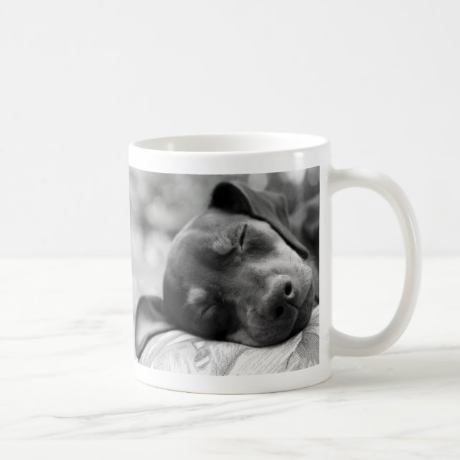 Mug Chien de Pinscher miniature de sommeil (Droite)