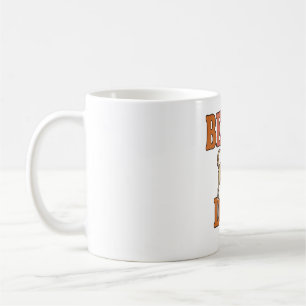 Mug Chien de plage gravure vintage conception graphiqu
