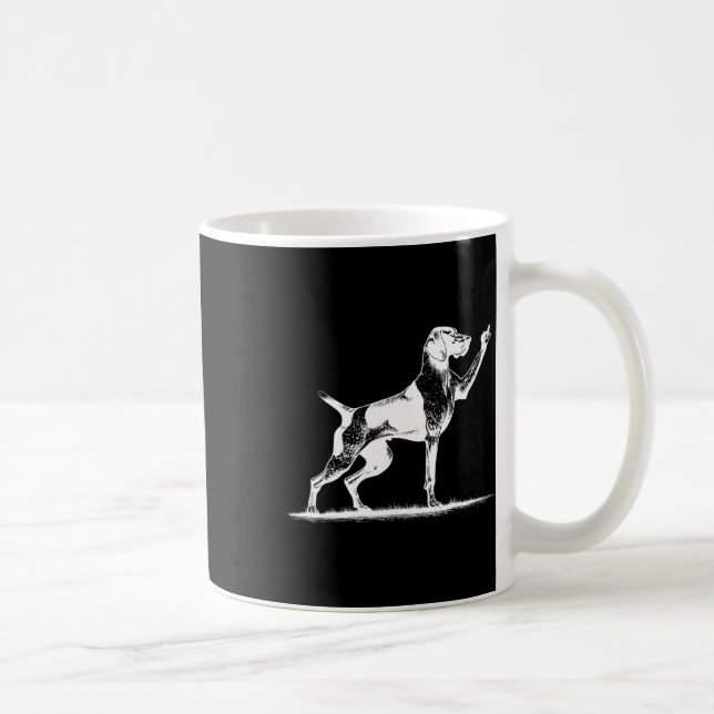 Mug Chien de Pointeur Rudoyé Trou de Chien Pointer All (Droite)