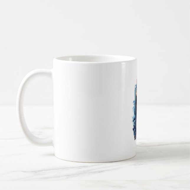 Mug Chien de ski dans des lunettes de ski  5 (Gauche)
