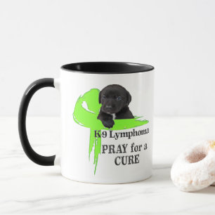 Mug Chien de soutien contre le cancer du lymphome Ruba