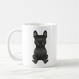 Mug Chien de taule français noir / Chien de caricature