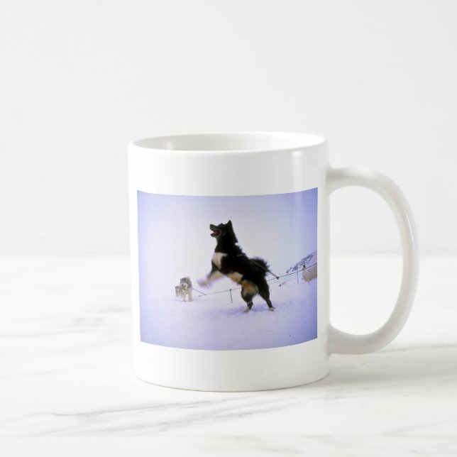 Mug Chien de traîneau Excited (Droite)