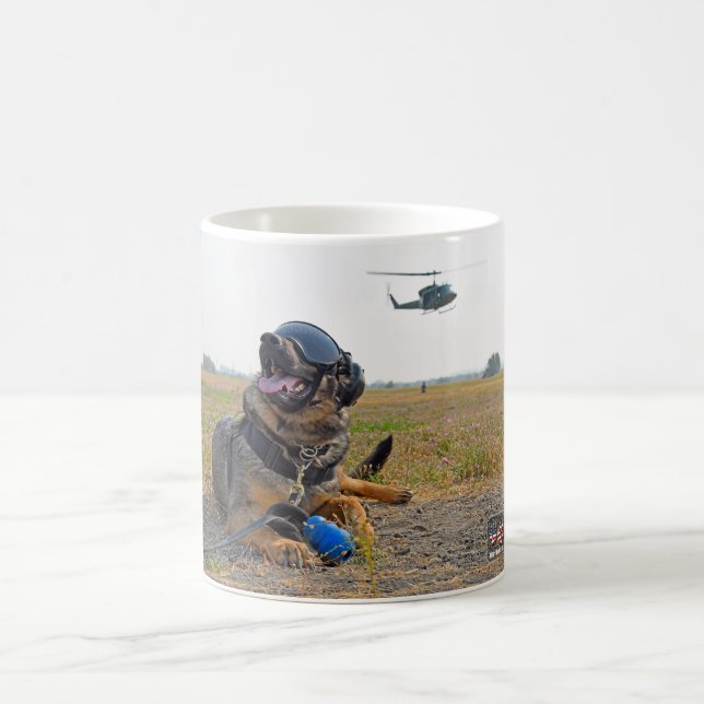 MUG CHIEN DE TRAVAIL MILITAIRE AMÉRICAIN (Centre)