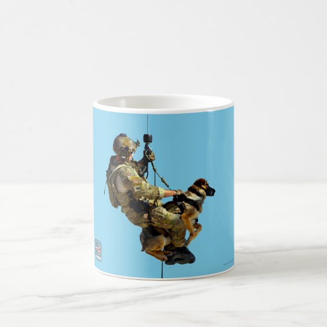 MUG CHIEN DE TRAVAIL MILITAIRE AMÉRICAIN (Centre)