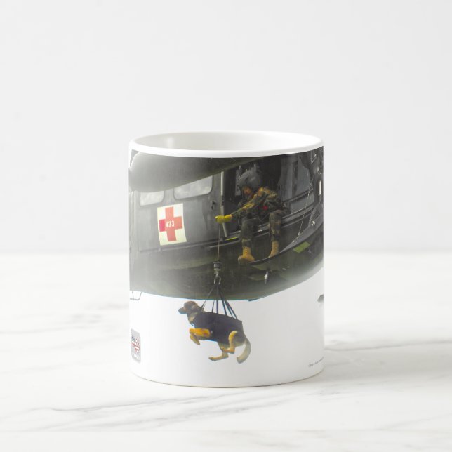 MUG CHIEN DE TRAVAIL MILITAIRE AMÉRICAIN (Centre)