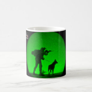 MUG CHIEN DE TRAVAIL MILITAIRE AMÉRICAIN