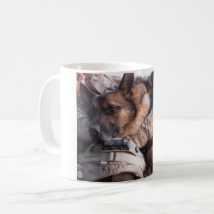 MUG CHIEN DE TRAVAIL MILITAIRE AMÉRICAIN