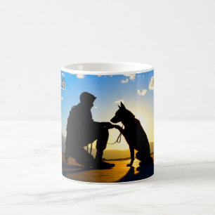MUG CHIEN DE TRAVAIL MILITAIRE AMÉRICAIN