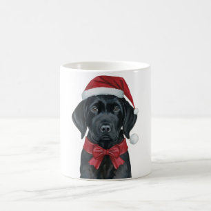 Mug Chien de vacances Noël Black Lab
