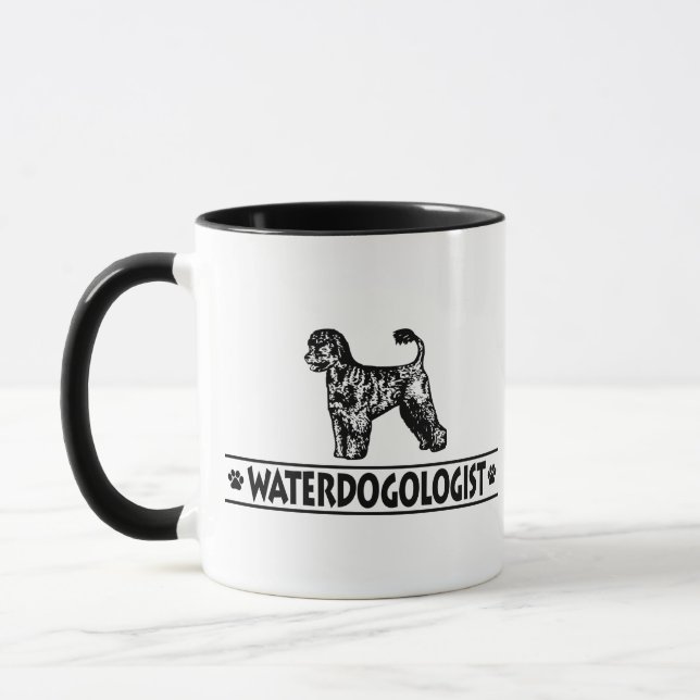 Mug Chien d'eau portugais humoristique (Gauche)