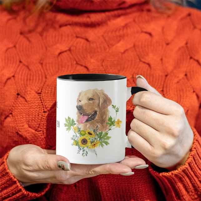 Mug Chien d'or de l'Eucalyptus de tournesol (Créateur téléchargé)
