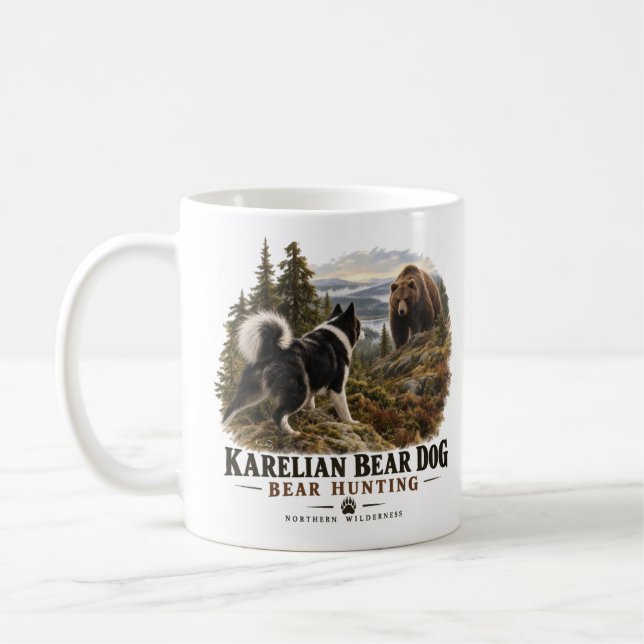 Mug Chien d'Ours de Carélie  (Gauche)