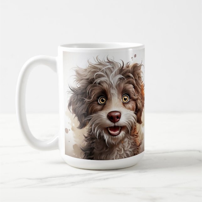 Mug chien drôle (Gauche)