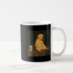 Mug Chien drôle bière fumeur mème amateur de chien sar