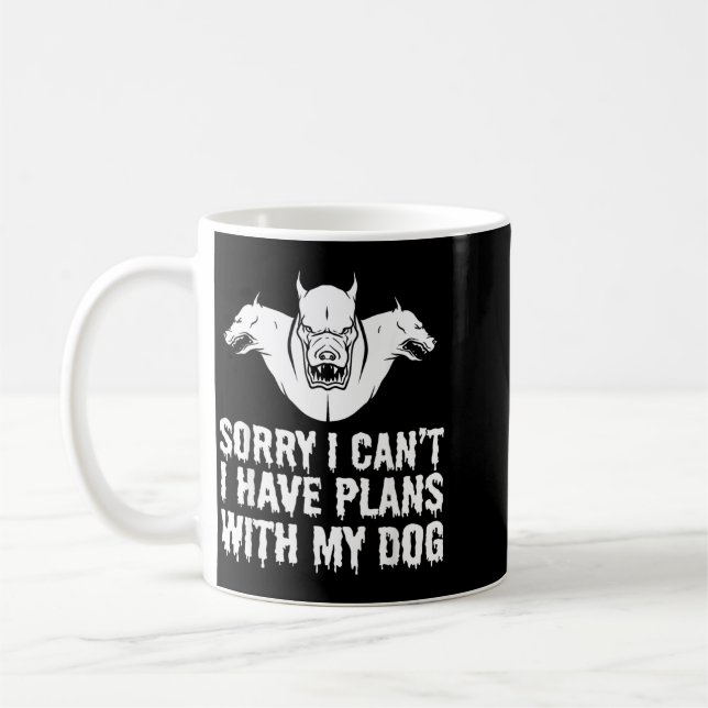 Mug Chien drôle d'Halloween (Gauche)