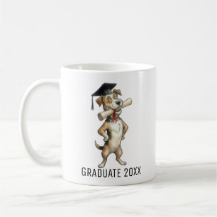 Mug Chien drôle Diplômé Personnalisé