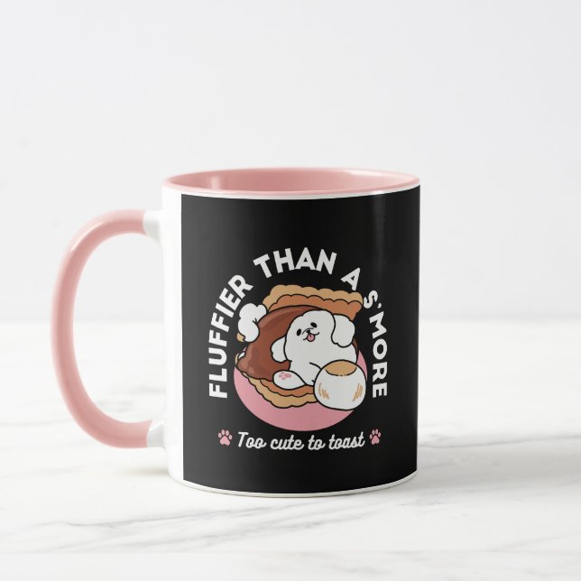 Mug Chien drôle et design de S'more – Pun pour amateur (Gauche)