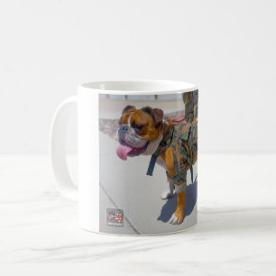 MUG CHIEN DU SERVICE MILITAIRE AMÉRICAIN