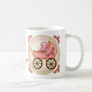 Mug Chien en peluche bébé fille buggy