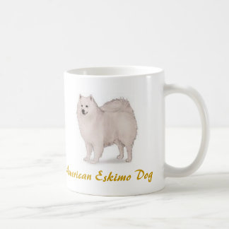 Mug Chien esquimau américain, amant de rondin de chien