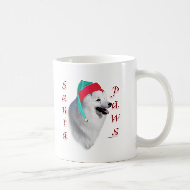 Mug Chien Esquimau Américain Santa Paws (Droite)