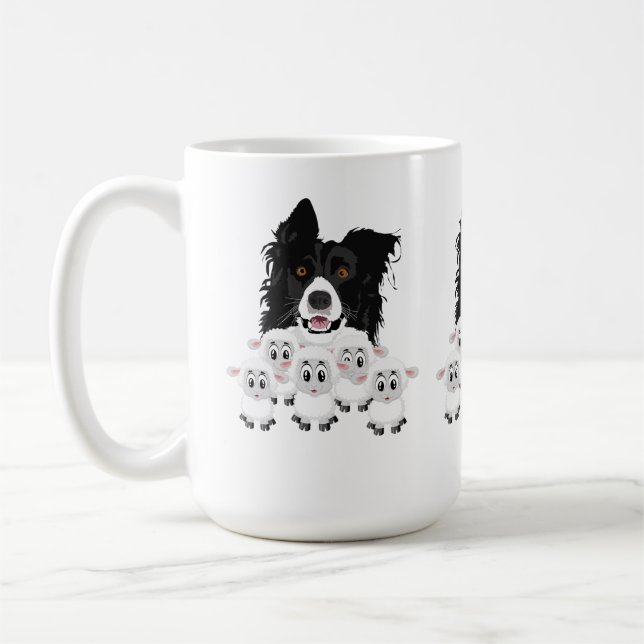 Mug Chien et mouton d'élevage de moutons (Gauche)