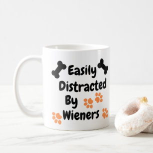 Mug Chien facilement distrait par les Wieners