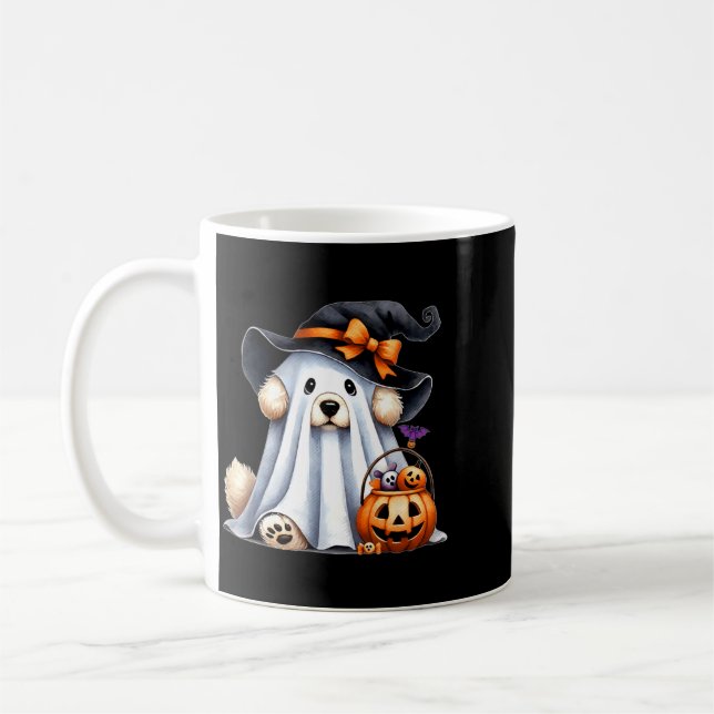 Mug Chien fantôme d'Halloween (Gauche)