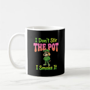 Mug Chien Fumeur de Joint Drôle Stoner
